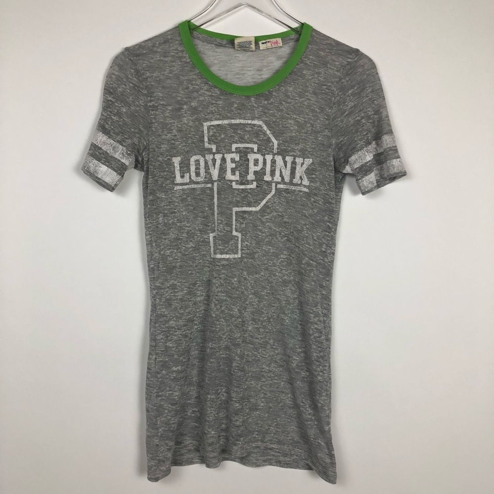 VS PINK Burnout Jersey Tee